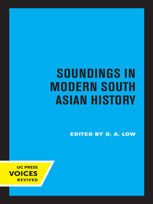 cover image of Soundings in Modern South Asian History